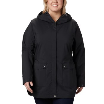 Columbia Jas Dames, Here And There Trench Plus Size Zwart, 40PITXLNV